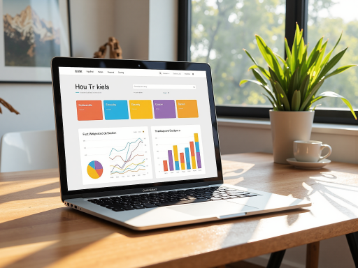 健康医疗域名价值展示,显示数据分析图表和市场趋势,明亮自然光背景